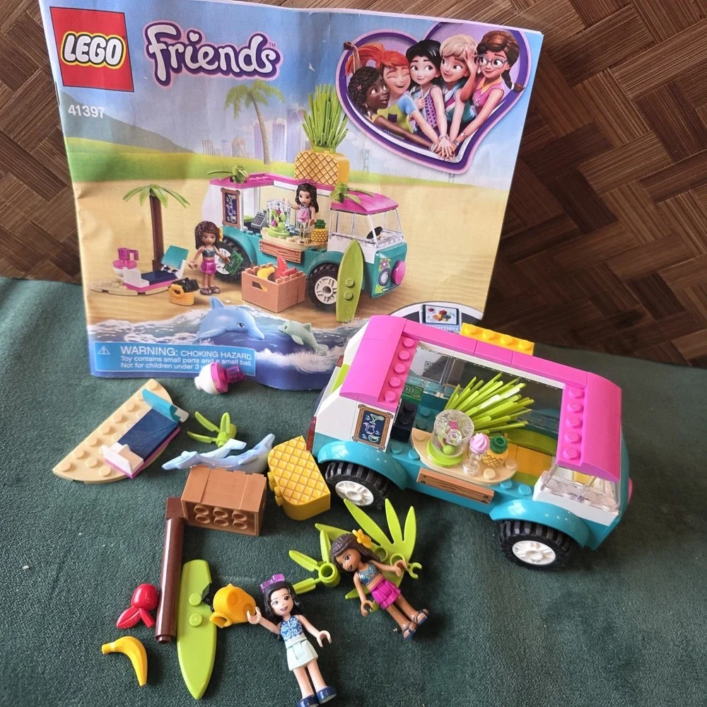 2020‎ LEGO Friends 41397 Juice Truck Building Set Retired No Box Includes Manual - Picture 2 of 3
